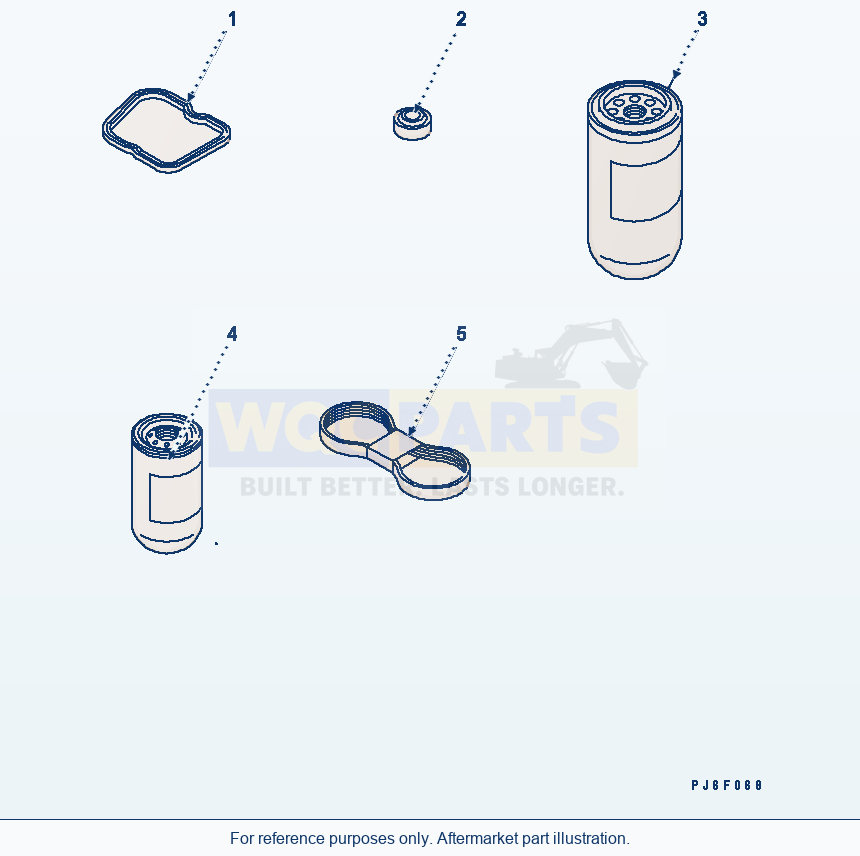 Komatsu WA200-5-SN Spare Parts (For 90A Alternator)(#26333506-) parts diagram