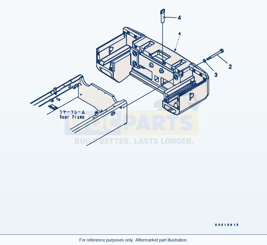Komatsu WA200-5-SS Counter Weight parts diagram