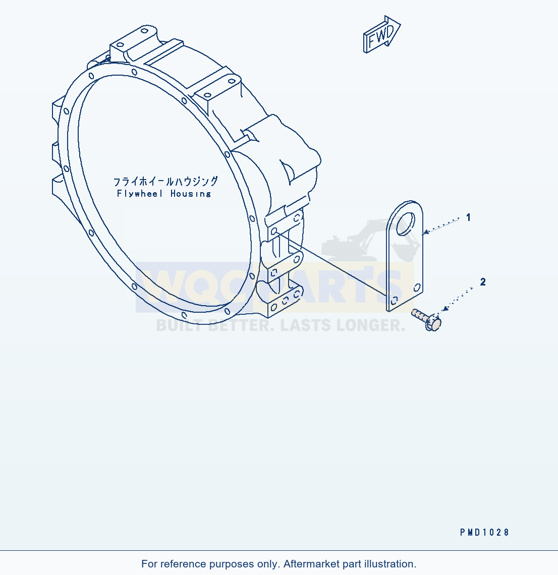 Komatsu WA200-5 Rear Hanger(#26302312-) Serial H50001 - UP parts diagram