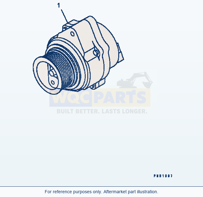 Komatsu WA200-5 Alternator (60A) parts diagram