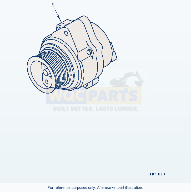 Komatsu WA200-5 Alternator (35A)(#26302312-) Serial 65001-UP parts diagram