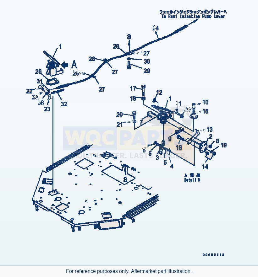 Komatsu WA200-5 Floor (Engine Controller) Serial B10001-UP parts diagram