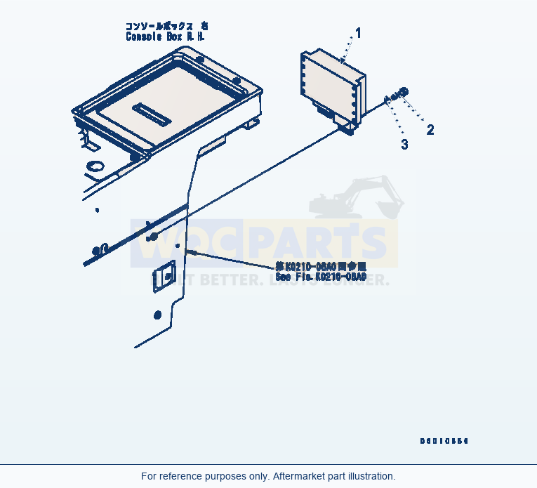 Komatsu WA200-5 Floor (Hst Controller) Serial B10001-UP parts diagram