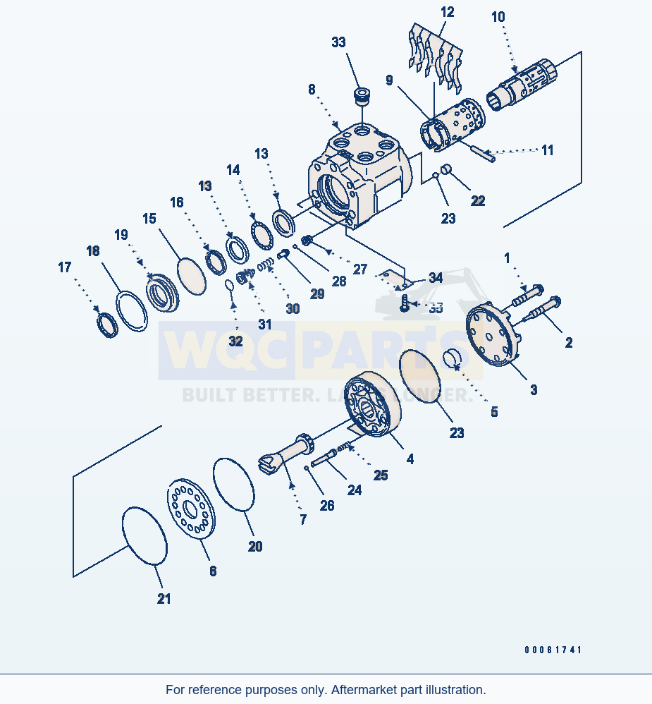 Komatsu WA200-6 Steering Demand Valve parts diagram