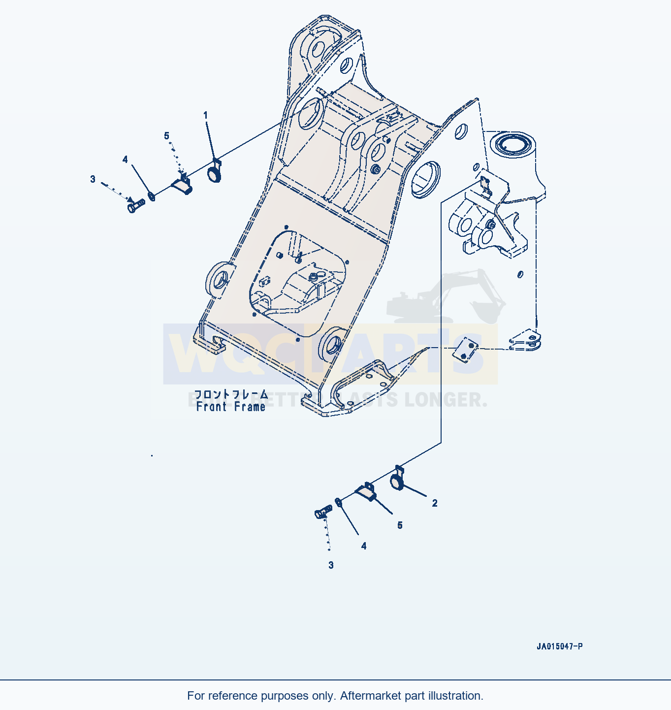 Komatsu WA200-7 Horn (#80001-) parts diagram