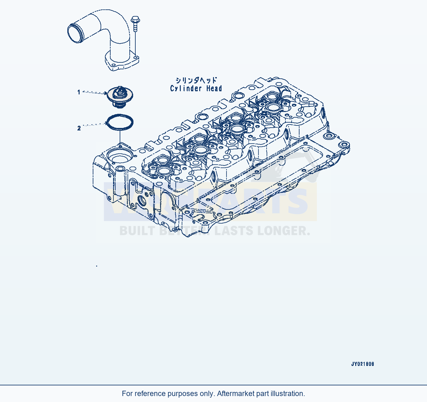 Komatsu WA200-7 Thermostat (#26606209-) (Aec00-001001) parts diagram
