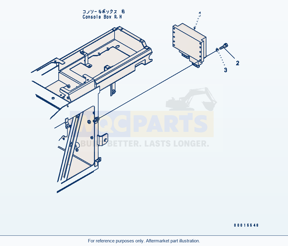 Komatsu WA200L-5 Floor (Hst Controller) parts diagram