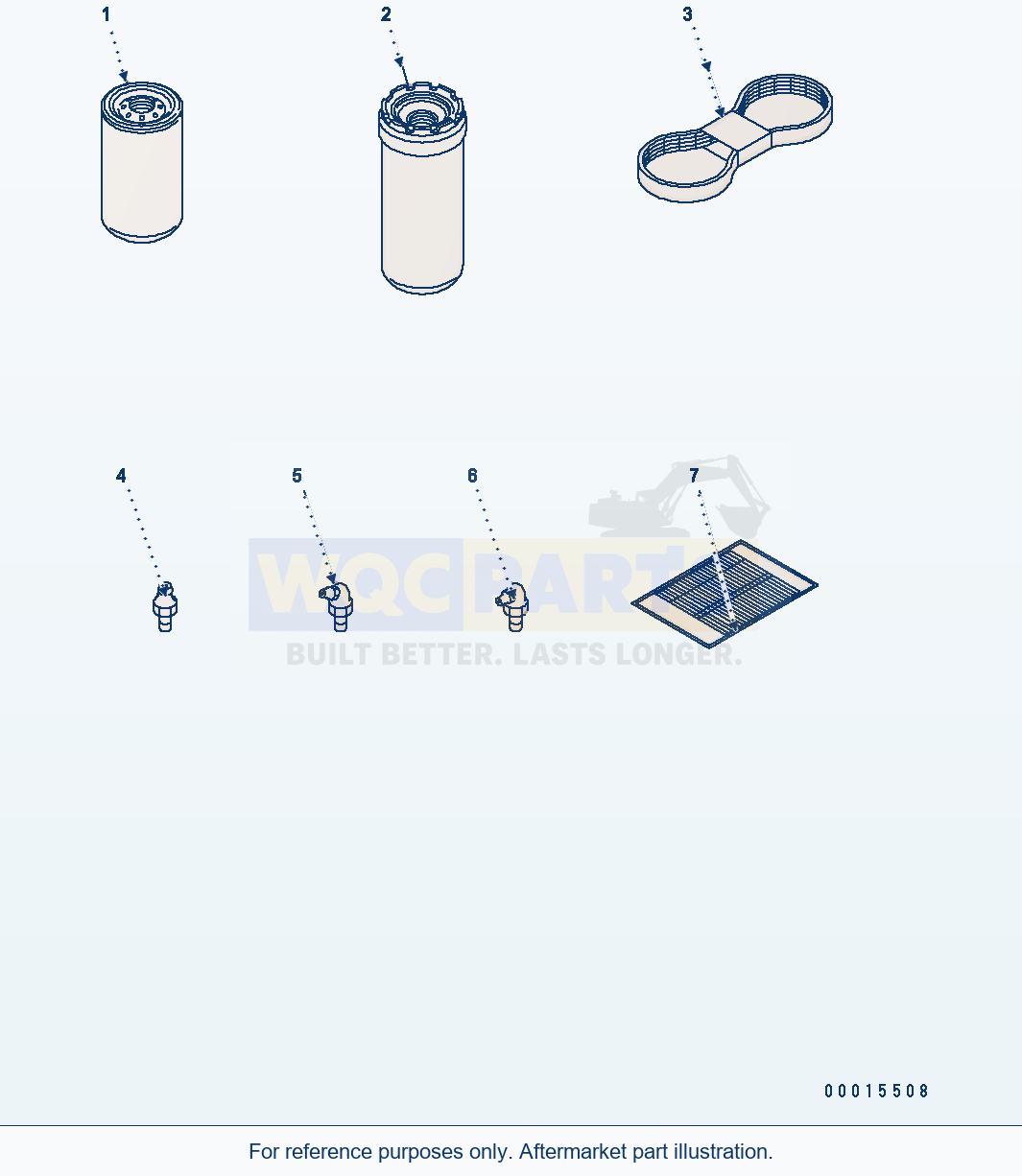 Komatsu WA200PT-5 Spare Serial H60051 - UP parts diagram