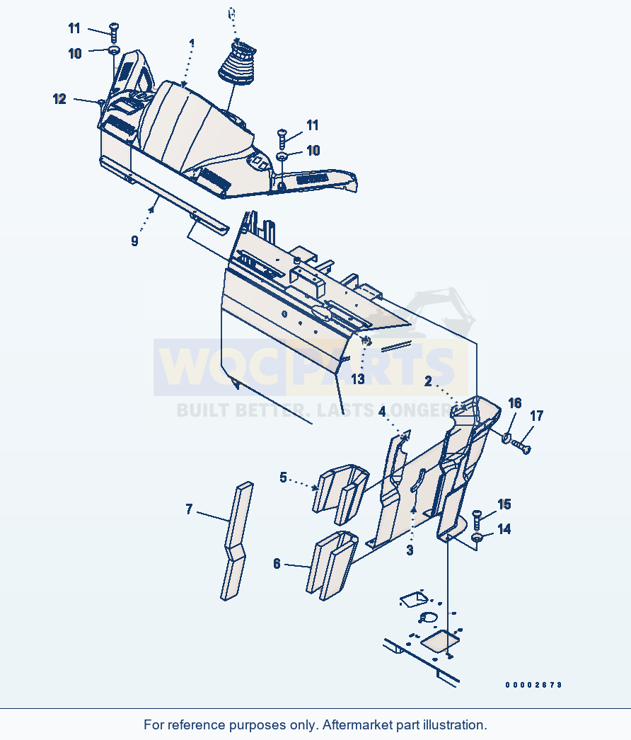 Komatsu WA200PT-5L Floor (Panel Cover) parts diagram