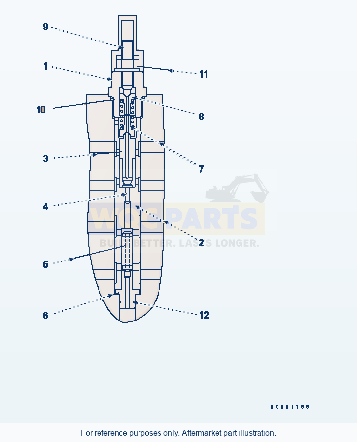 Komatsu WA200PT-5L Hst Pump (Cut-Off Valve) parts diagram