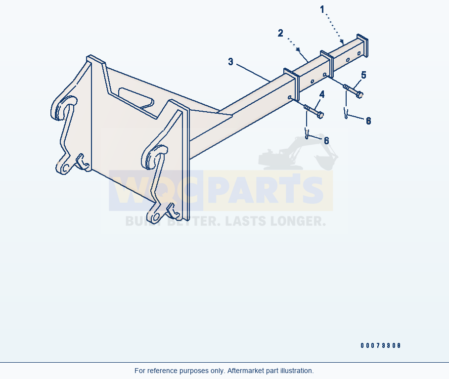 Komatsu WA200PT-5L Jrb Extendable Boom (Three-Section) parts diagram