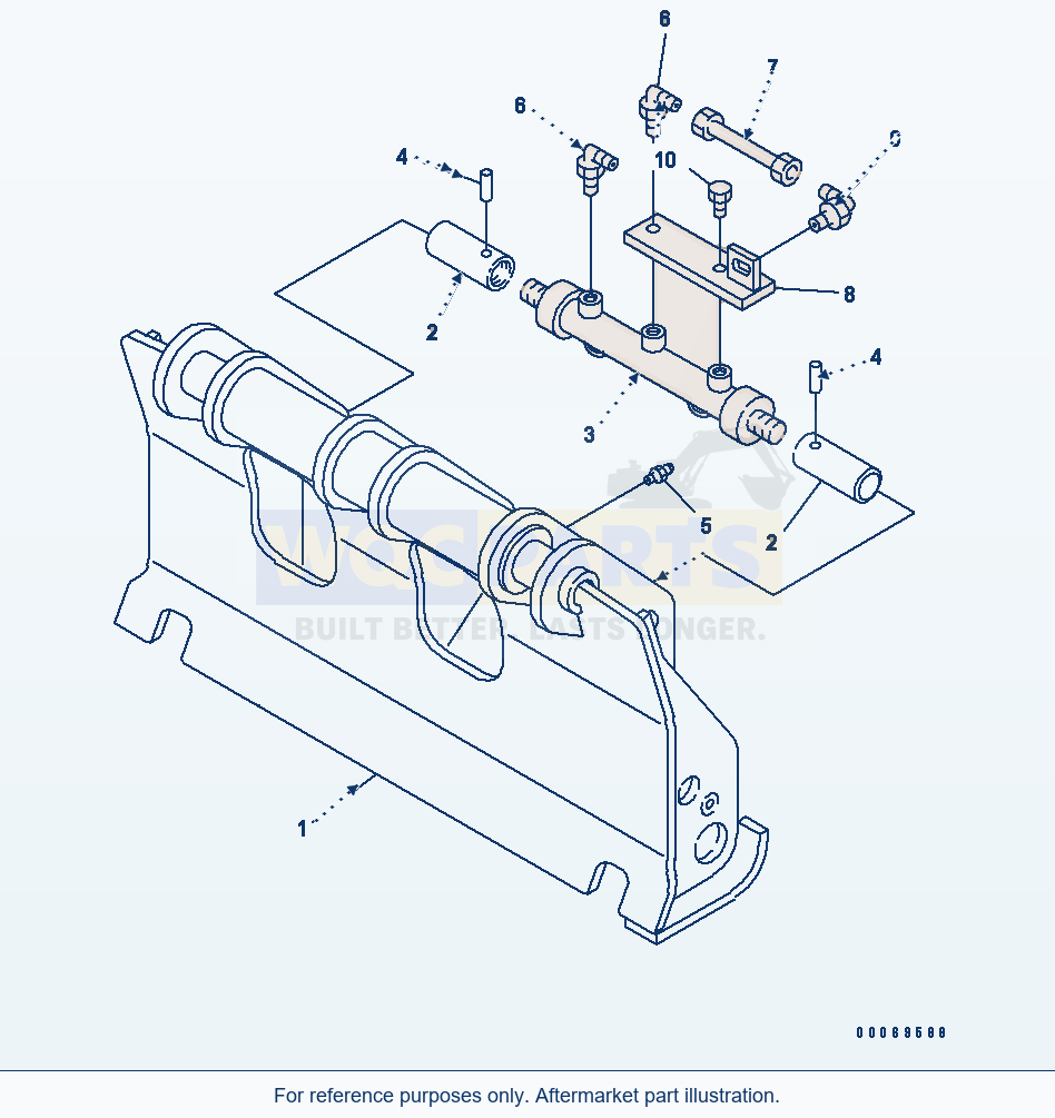 Komatsu WA200PT-5L Jrb Multi Coupler parts diagram