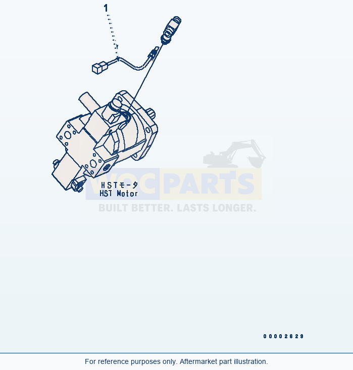 Komatsu WA200PTL-5 Gauge And Sensor parts diagram