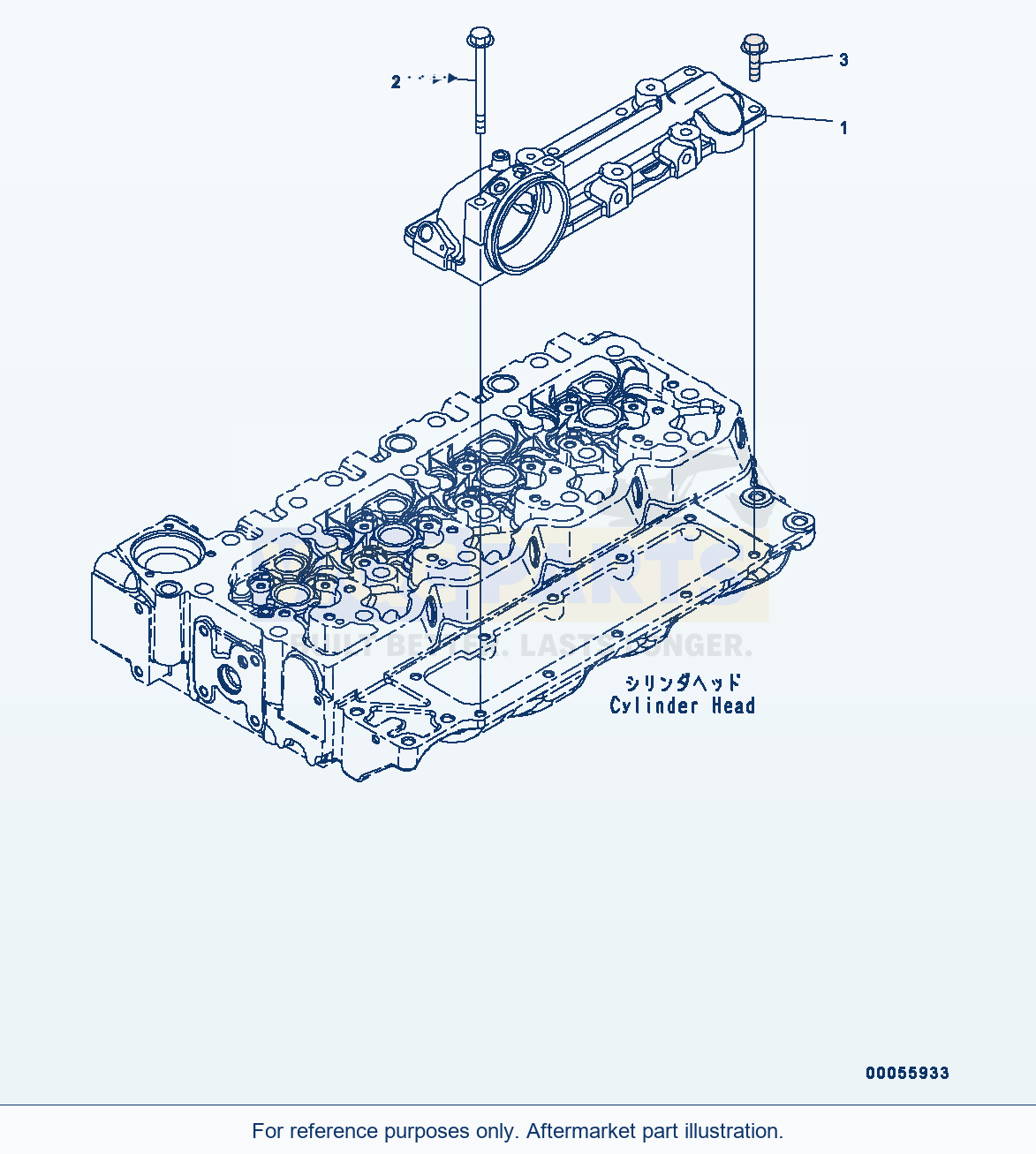 Komatsu WA200PZ-6 Air Intake Port Cover (Aim00-001001) parts diagram