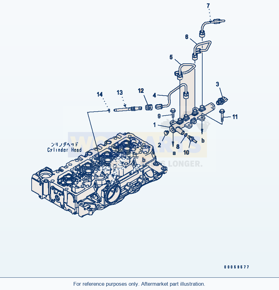 Komatsu WA200PZ-6 Common Rail Serial 70136 - 70342 parts diagram