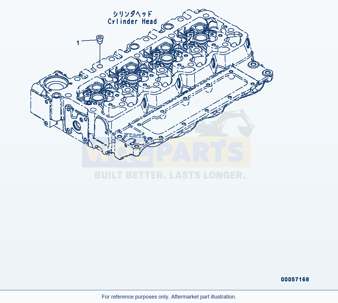 Komatsu WA200PZ-6 Coolant Ventilator (Arp00-001001) parts diagram