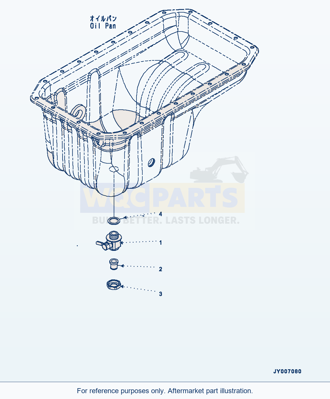 Komatsu WA200PZ-6 Engine Oil Pan Drain (Ard00-001001) parts diagram
