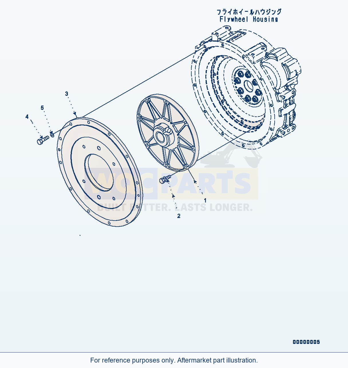 Komatsu WA200PZ-6 Damper (#70883-) Serial 70883-UP parts diagram