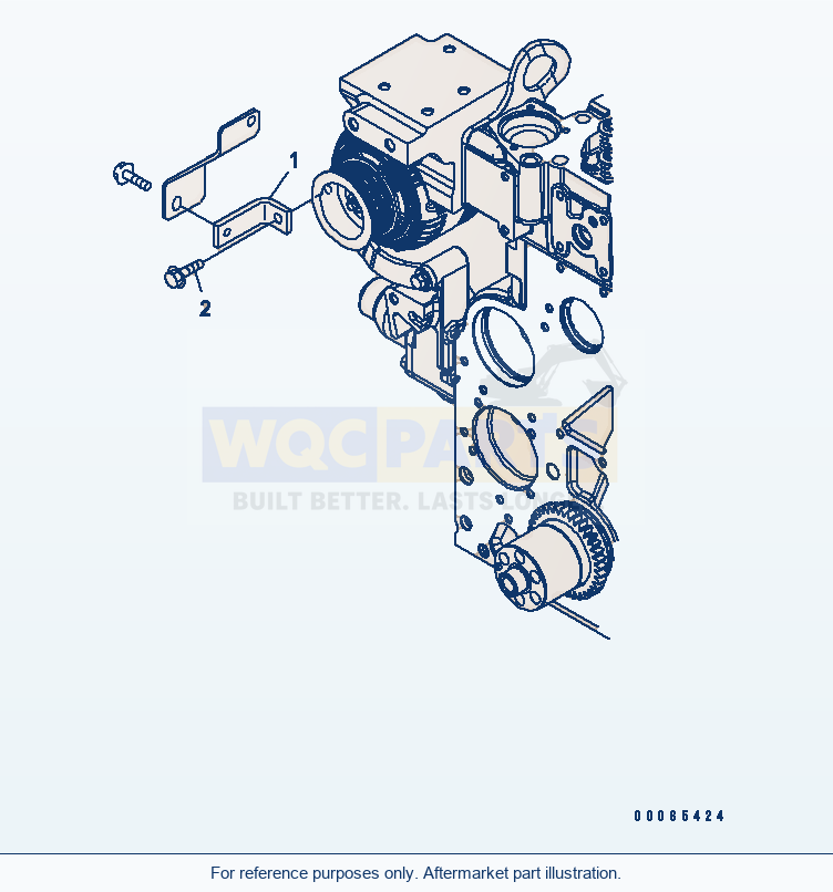 Komatsu WA200PZ-6 Belt Guard(#26508146-) Serial 70001-70882 parts diagram