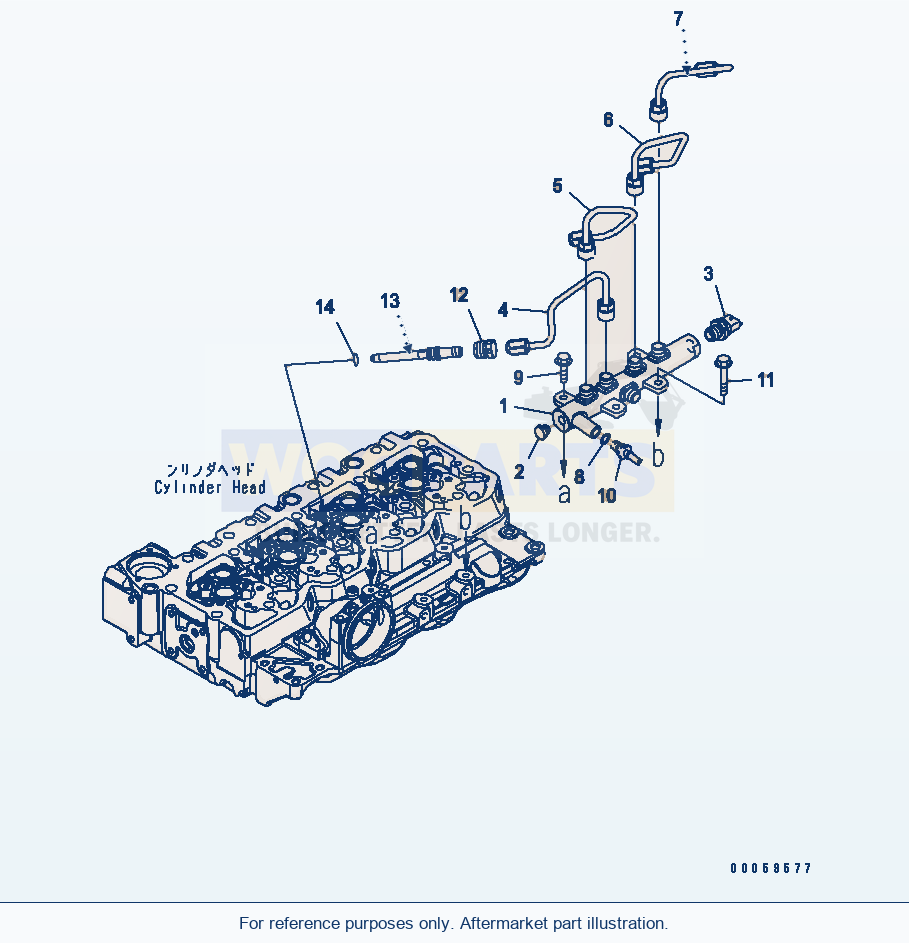 Komatsu WA200PZ-6 Common Rail Serial 70001-70882 (FOR EU) parts diagram