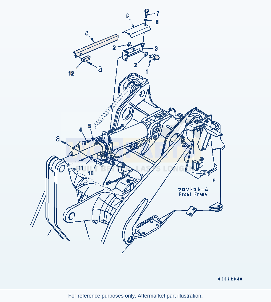 Komatsu WA200PZ-6 Bucket Positioner(#70001-) Serial 70001-70882 parts diagram