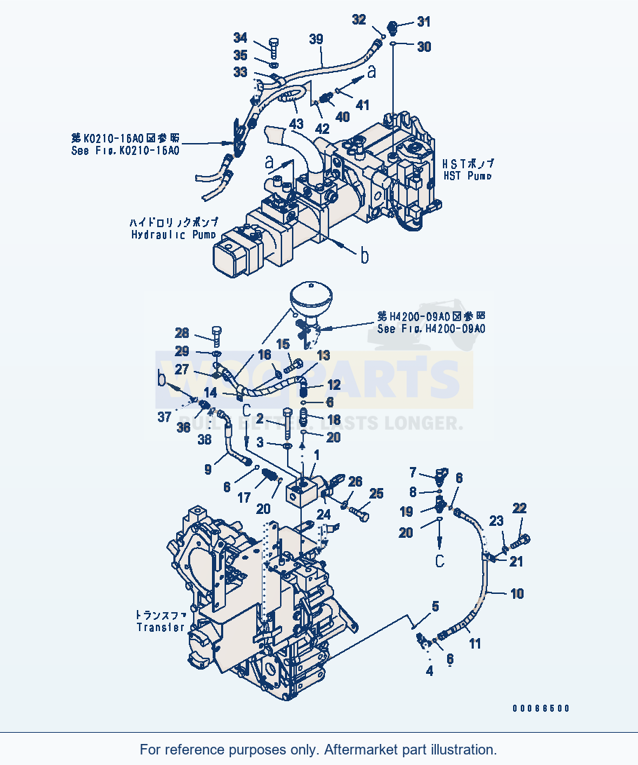 Komatsu WA200PZ-6 Inching Control(#70001-) Serial 70001-70882 parts diagram