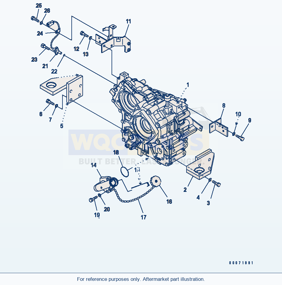 Komatsu WA200PZ-6 Transfer(#70001-) Serial 70001-70882 (FOR EU) parts diagram