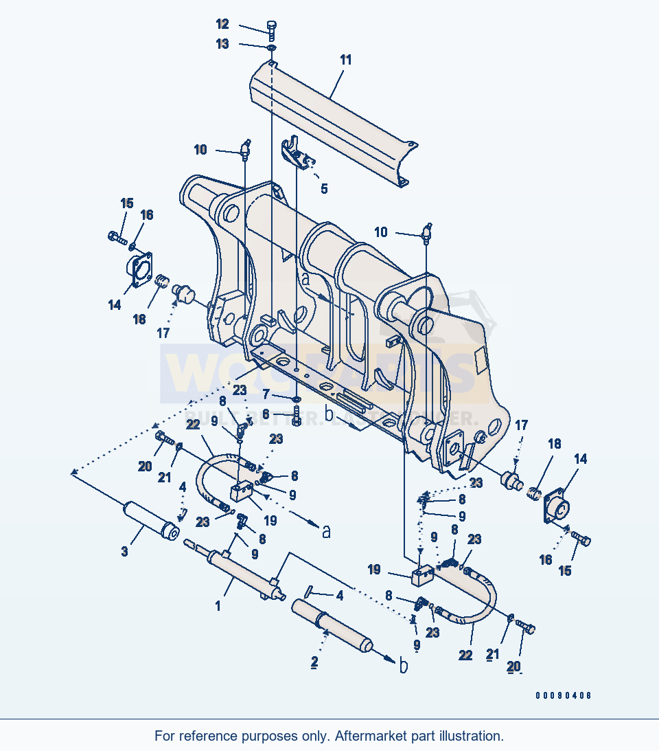 Komatsu WA200PZ-6 Multi Coupler (Lock Cylinder)(#70001-) parts diagram