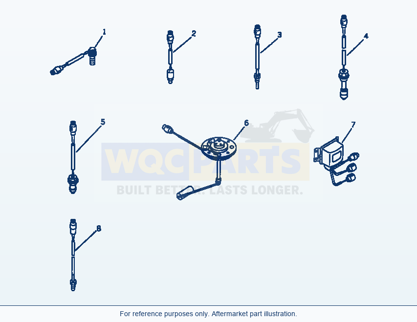 Komatsu WA250-1 Sensor parts diagram