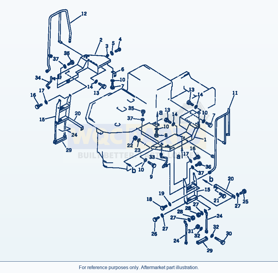 Komatsu WA250-1 Fender And Ladder parts diagram