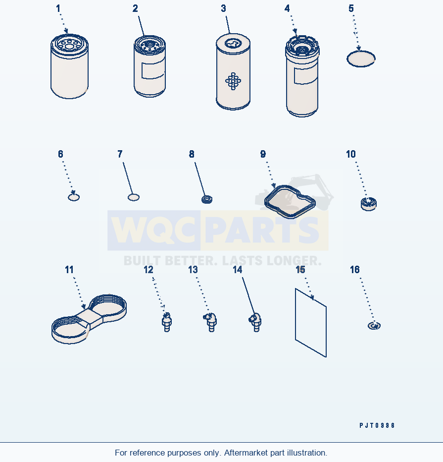 Komatsu WA250-3-SN Spare parts diagram