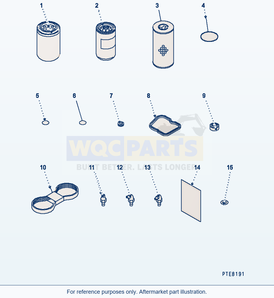 Komatsu WA250-3 Spare Serial 53001-UP parts diagram