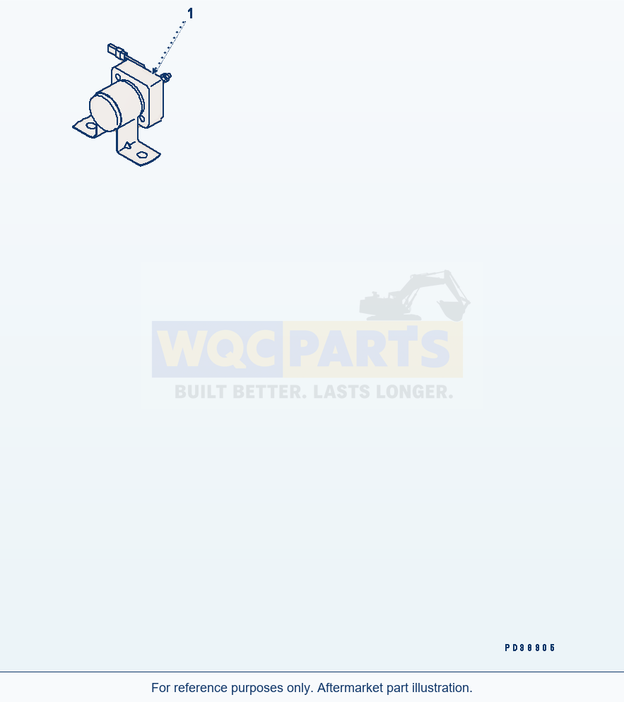 Komatsu WA250-3 Glow Relay parts diagram