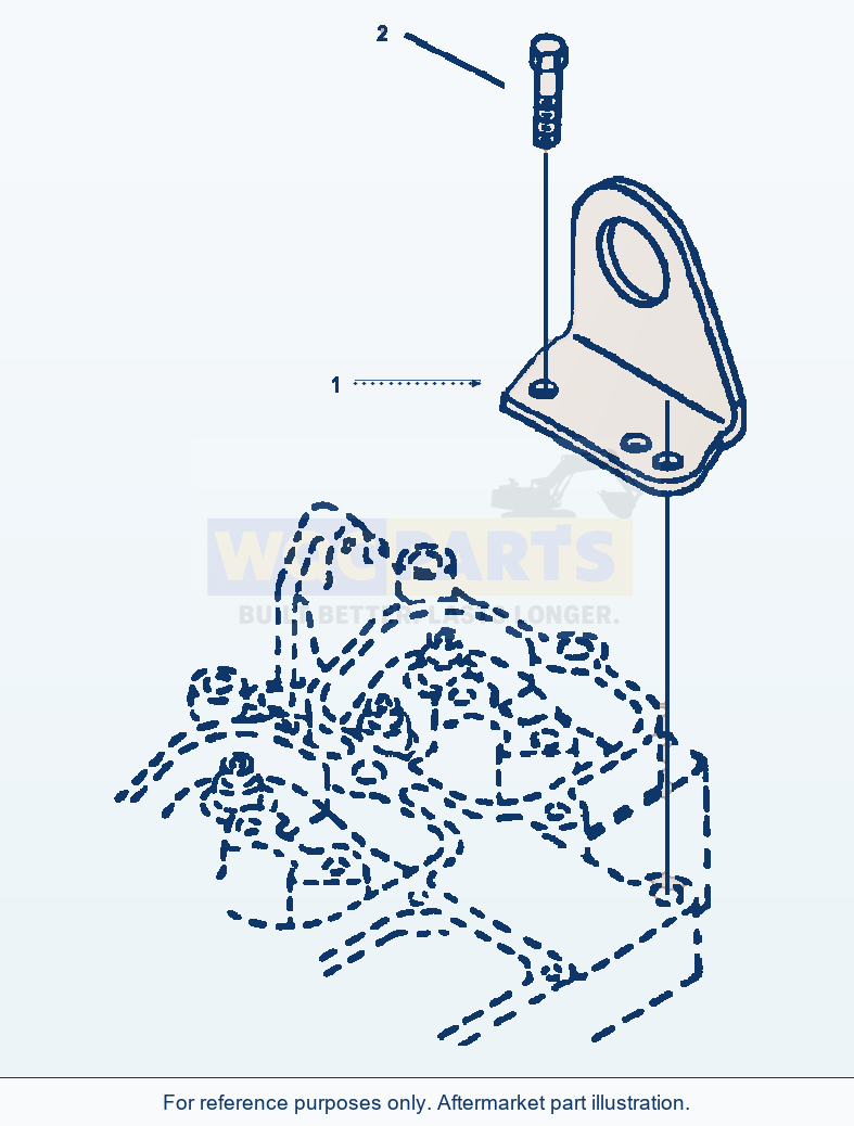 Komatsu WA250-3L Lifting Bracket parts diagram