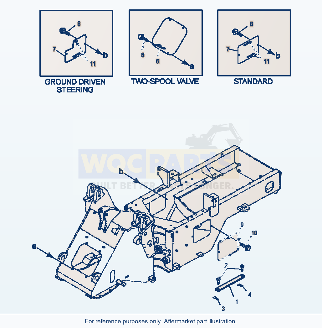Komatsu WA250-3L Bar Lock And Cover parts diagram