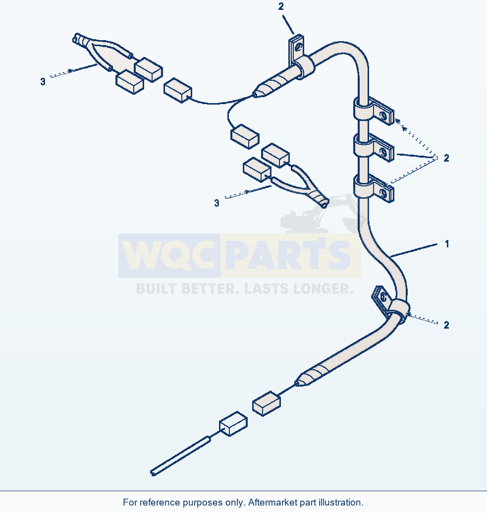Komatsu WA250-3MC Electrical System Ground-Driven Steering parts diagram