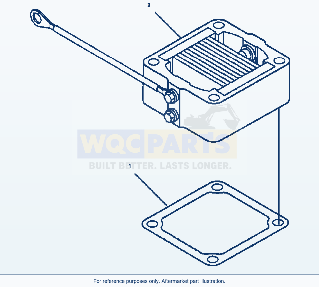 Komatsu WA250-3MC Air Intake Heater parts diagram