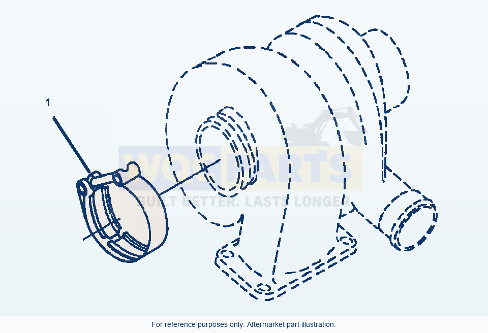 Komatsu WA250-3MC Exhaust Connection parts diagram
