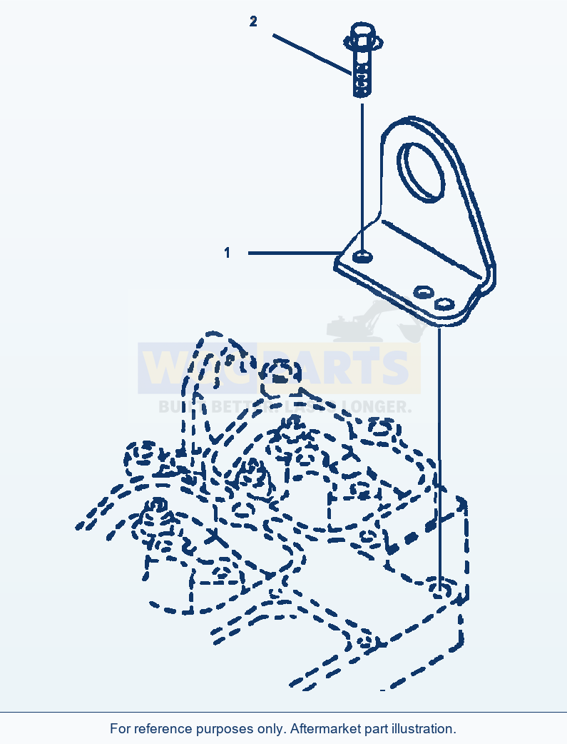 Komatsu WA250-3MC Lifting Bracket parts diagram