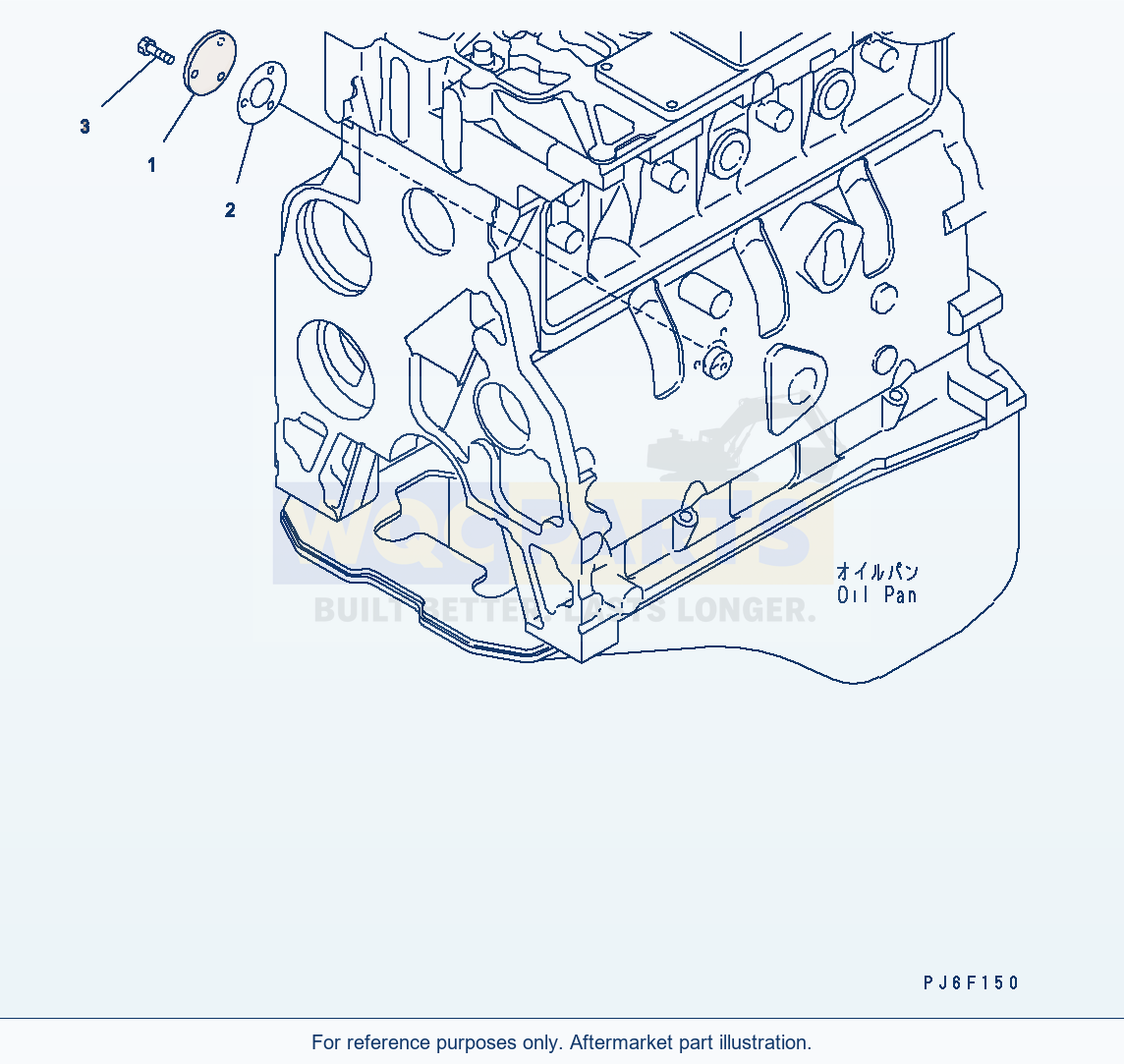 Komatsu WA250-5 Fluid Level Sensor parts diagram