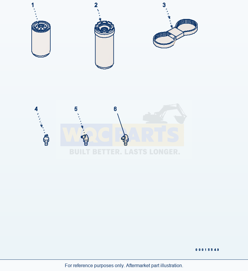 Komatsu WA250-5 Spare Serial 70001-UP parts diagram
