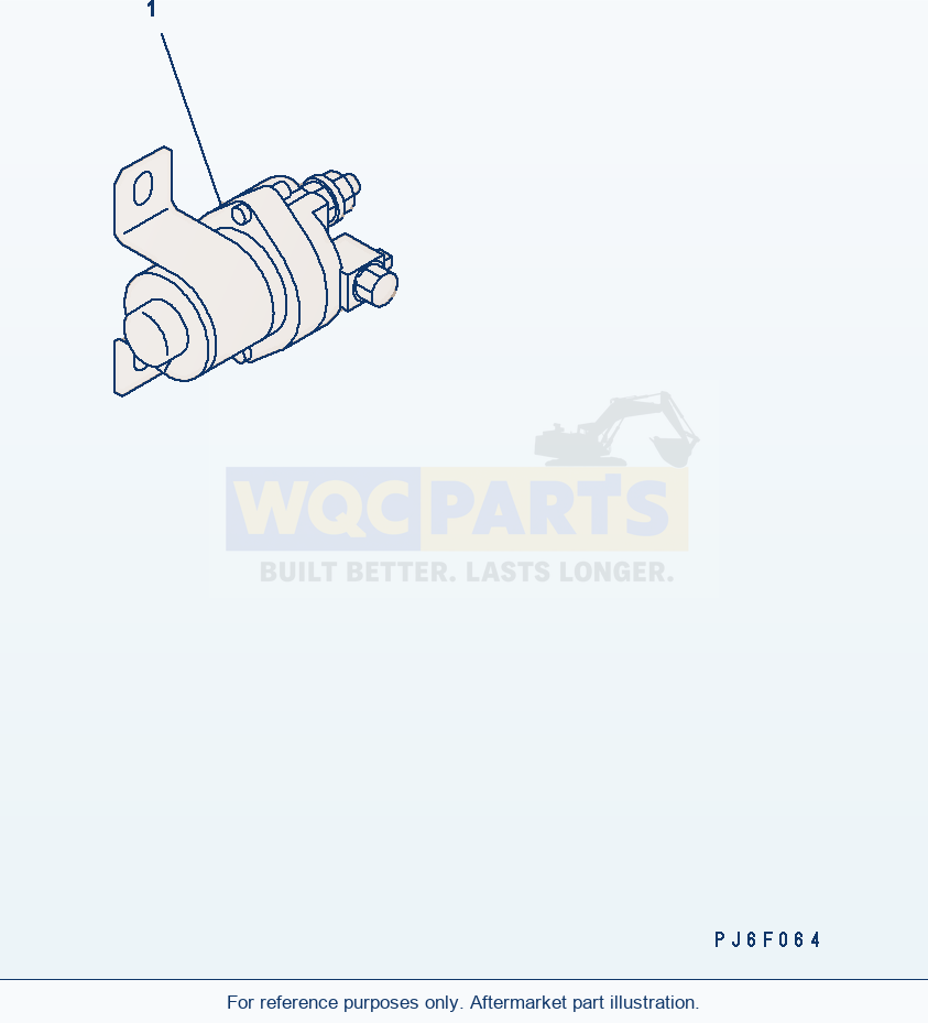 Komatsu WA250-5 Heater Switch parts diagram