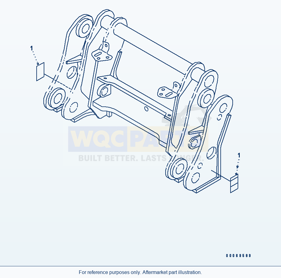 Komatsu WA250-5L Decal (Jrb Coupler) parts diagram