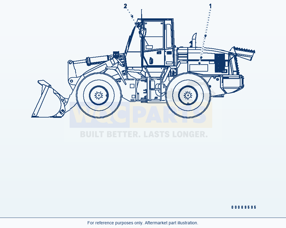 Komatsu WA250-5L Decal (Waste Handler) parts diagram