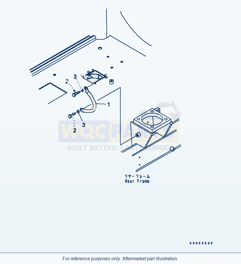Komatsu WA250-5L Floor (Ground Wire) parts diagram