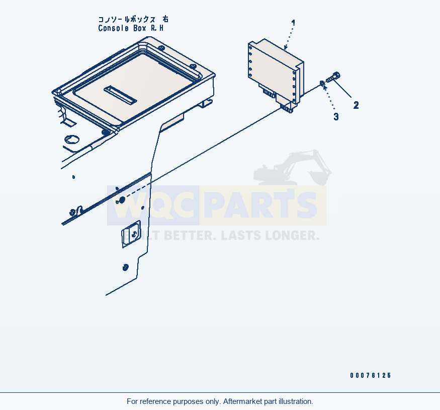 Komatsu WA250-5L Floor (Hst Controller) parts diagram