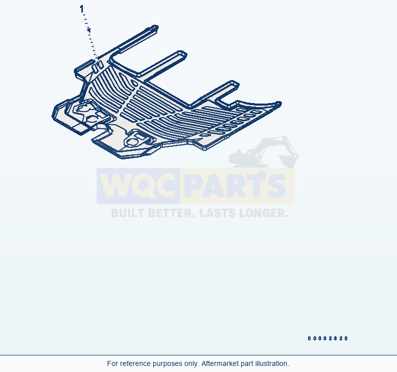 Komatsu WA250-5L Floor Mat parts diagram