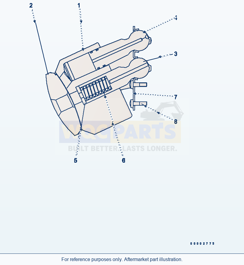 Komatsu WA250-5L Motor (Hst Main) (Cylinder Block) parts diagram