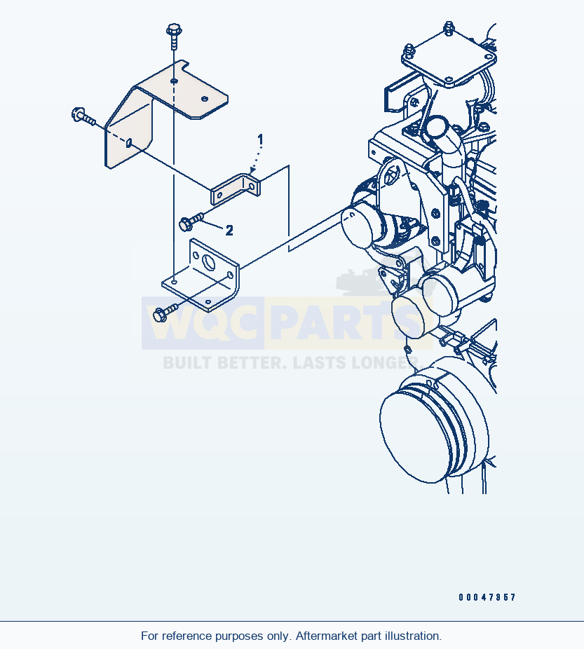 Komatsu WA250-6 Belt Guard(#26500067-) Serial 75001-UP parts diagram