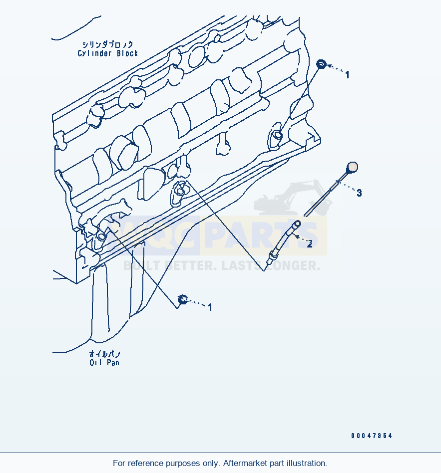 Komatsu WA250-6 Oil Level Gauge(#26500067-) Serial 75001-UP parts diagram